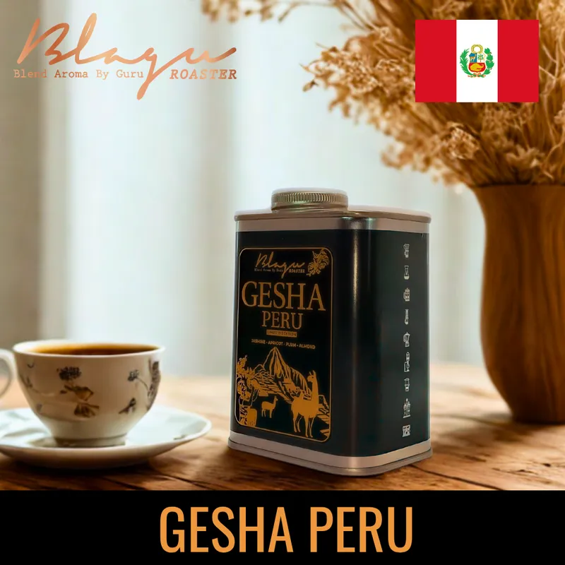 BLAGU Roasted Bean Gesha Peru - Light-Medium - 250g